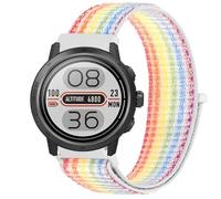 GIOPUEY Nylon Correas Compatible con COROS Apex 2 Pro, 22mm Transpirable Sport Correa Loop Deportiva de Nylon Trenzado, Mujer Hombres - Colorful