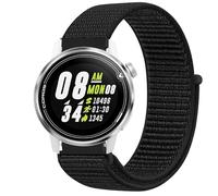 GIOPUEY Nylon Correas Compatible con COROS Apex 42mm, 20mm Transpirable Sport Correa Loop Deportiva de Nylon Trenzado, Mujer Hombres - Black