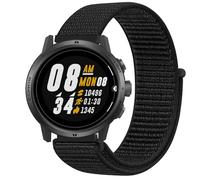 GIOPUEY Nylon Correas Compatible con COROS Apex Pro, 22mm Transpirable Sport Correa Loop Deportiva de Nylon Trenzado, Mujer Hombres - Black