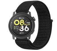 GIOPUEY Nylon Correas Compatible con COROS Pace 3, 22mm Transpirable Sport Correa Loop Deportiva de Nylon Trenzado, Mujer Hombres - Black