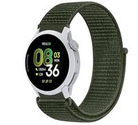 GIOPUEY Nylon Correas Compatible con COROS Pace 4, Transpirable Sport Correa Loop Deportiva de Nylon Trenzado, Mujer Hombres - Green