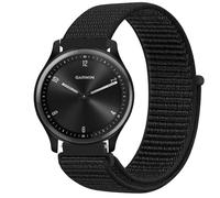GIOPUEY Nylon Correas Compatible con Garmin Vivomove Sport, 20mm Transpirable Sport Correa Loop Deportiva de Nylon Trenzado, Mujer Hombres - Black