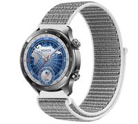 GIOPUEY Nylon Correas Compatible con HONOR Watch 5 Pro, Transpirable Sport Correa Loop Deportiva de Nylon Trenzado, Mujer Hombres - Grey