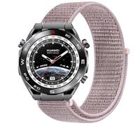 GIOPUEY Nylon Correas Compatible con Huawei Watch Ultimate, 22mm Transpirable Sport Correa Loop Deportiva de Nylon Trenzado, Mujer Hombres - Pink