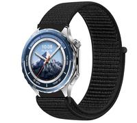 GIOPUEY Nylon Correas Compatible con OnePlus Watch 3, 22mm Transpirable Sport Correa Loop Deportiva de Nylon Trenzado, Mujer Hombres - Black