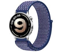 GIOPUEY Nylon Correas Compatible con OnePlus Watch Lite, Transpirable Sport Correa Loop Deportiva de Nylon Trenzado, Mujer Hombres - Blue