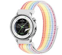 GIOPUEY Nylon Correas Compatible con OPPO Watch S, Transpirable Sport Correa Loop Deportiva de Nylon Trenzado, Mujer Hombres - Colorful