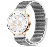 GIOPUEY Nylon Correas Compatible con Oppo Watch X3 mini, Transpirable Sport Correa Loop Deportiva de Nylon Trenzado, Mujer Hombres - Grey