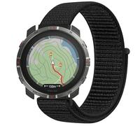 GIOPUEY Nylon Correas Compatible con Polar Grit X2, Transpirable Sport Correa Loop Deportiva de Nylon Trenzado, Mujer Hombres - Black