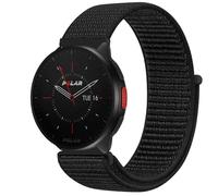 GIOPUEY Nylon Correas Compatible con Polar Pacer, 20mm Transpirable Sport Correa Loop Deportiva de Nylon Trenzado, Mujer Hombres - Black