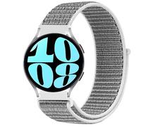 GIOPUEY Nylon Correas Compatible con Samsung Galaxy Watch 5 40mm, 20mm Transpirable Sport Correa Loop Deportiva de Nylon Trenzado, Mujer Hombres - Grey