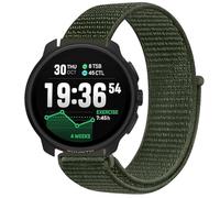 GIOPUEY Nylon Correas Compatible con Suunto Race 2, Transpirable Sport Correa Loop Deportiva de Nylon Trenzado, Mujer Hombres - Green