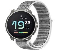 GIOPUEY Nylon Correas Compatible con SUUNTO RACE 49mm, 22mm Transpirable Sport Correa Loop Deportiva de Nylon Trenzado, Mujer Hombres - Grey