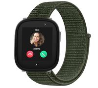 GIOPUEY Nylon Correas Compatible con Xplora X6 Play, 20mm Transpirable Sport Correa Loop Deportiva de Nylon Trenzado, Mujer Hombres - Green