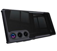 GIOPUEY para Nubia RedMagic 10 Air Funda, Carcasa Dura de PC + TPU Suave, Alta Transparencia, Funda blacke, Airbag Anticaídas - Black