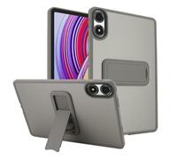 GIOPUEY para Redmi Pad 2 Pro 12.1 Funda, con Soporte, Carcasa Dura de PC + TPU Suave, Funda Mate Case, Sin Amarilleo - Grey