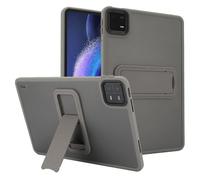 GIOPUEY para Xiaomi Pad 6 Funda, con Soporte, Carcasa Dura de PC + TPU Suave, Funda Mate Case, Sin Amarilleo - Grey
