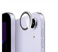 GIOPUEY [Protección Integral Protector de Lente de Cámara Compatible con iPad (A16) 11th 2025, [Doble Protección] Metal + Vidrio Templado, Protector de Cámara -Silver