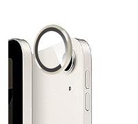 GIOPUEY [Protección Integral Protector de Lente de Cámara Compatible con iPad Air 5, [Doble Protección] Metal + Vidrio Templado, Protector de Cámara - Gold