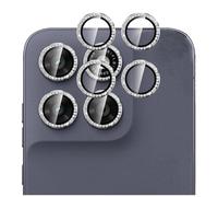 GIOPUEY [Protección Integral Protector de Lente de Cámara Compatible con Motorola Moto G77, [Doble Protección] Metal + Vidrio Templado, Protector de Cámara - Silver