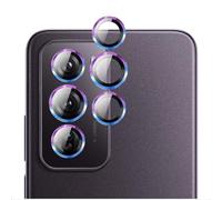 GIOPUEY [Protección Integral Protector de Lente de Cámara Compatible con OPPO Reno 12 Pro, [Doble Protección] Metal + Vidrio Templado, Protector de Cámara - Colorful