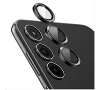 GIOPUEY [Protección Integral Protector de Lente de Cámara Compatible con Samsung Galaxy A05S, [Doble Protección] Metal + Vidrio Templado, Protector de Cámara - Black