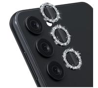 GIOPUEY [Protección Integral Protector de Lente de Cámara Compatible con Samsung Galaxy A57/A37, [Doble Protección] Metal + Vidrio Templado, Protector de Cámara - Black