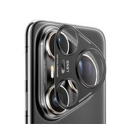 GIOPUEY Protector Cámara Compatible con Huawei Pura 80 Ultra, [2 Pack] Protector Metálico de la Cámara [Resistente a Rayones] [No interfiere en el Tiro] - Black