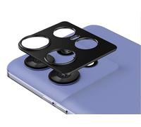 GIOPUEY Protector Cámara Compatible con Motorola Edge 50 Pro, [2 Pack] Protector Metálico de la Cámara [Resistente a Rayones] [No interfiere en el Tiro] [Fácil de Instalar] - Negro