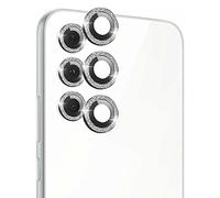 GIOPUEY Protector Cámara Compatible con Samsung Galaxy A54, Samsung Galaxy A54 Protector de Lente de Cámara, Diamante en Polvo Brillante, Brillante, Elegante, Fácil de Instalar - Black