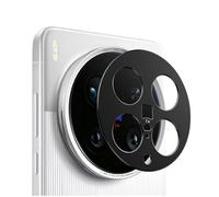 GIOPUEY Protector Cámara Compatible con Vivo X200 Ultra, [2 Pack] Protector Metálico de la Cámara [Resistente a Rayones] [No interfiere en el Tiro] - Black