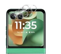 GIOPUEY Protector de Lente de Cámara Compatible con Motorola RAZR 60, [3 Pack] 3D Vidrio Templado, Anti Rasguños, Protector de cámara
