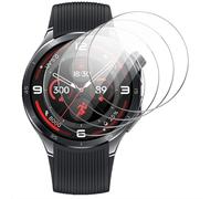 GIOPUEY Protector de Pantalla para OPPO Watch X2, [4 Unidades] HD Vidrio Templado láminas Protectora [Cobertura Completa] con Capa Oleófoba - Transparente