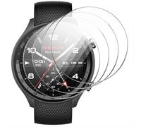 GIOPUEY Protector de Pantalla para OPPO Watch X2 46mm, [4 Unidades] HD Vidrio Templado láminas Protectora [Cobertura Completa] con Capa Oleófoba - Transparente