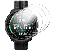 GIOPUEY Protector de Pantalla para SUUNTO Nautic S, [4 Unidades] HD Vidrio Templado láminas Protectora [Cobertura Completa] con Capa Oleófoba - Transparente