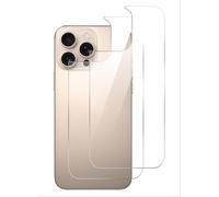 GIOPUEY Protector Trasero Compatible con iPhone 16 Pro, TPU Suave Delgado iPhone 16 Pro Protector de Pantalla Trasera - Clear 2 Pack