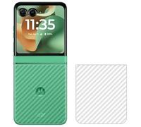 GIOPUEY Protector Trasero Compatible con Motorola RAZR 40, [4 Piezas] 0.1mm Suave Ultrafina Back Protector Flim [Antideslizante] [Huella Digital Anti]