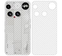 GIOPUEY Protector Trasero Compatible con Nothing Phone (3)/Nothing Phone 3, [4 Piezas] 0.1mm Suave Ultrafina Back Protector Flim [Antideslizante] [Huella Digital Anti]