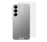 GIOPUEY Protector Trasero Compatible con Samsung Galaxy S25 Plus, [4 Piezas] 0.1mm Suave Ultrafina Back Protector Flim [Antideslizante] [Huella Digital Anti]