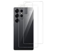 GIOPUEY Protector Trasero Compatible con Samsung Galaxy S25 Ultra, 3 Piezas Vidrio Templado Protector de Pantalla Trasera, Alta Transparencia, Resistente a Los Arañazos - Transparent