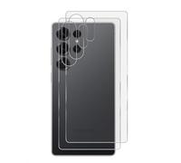 GIOPUEY Protector Trasero Compatible con Samsung Galaxy S25 Ultra, Textura Mate TPU Suave Delgado Samsung Galaxy S25 Ultra Protector de Pantalla Trasera - Translucent 2 Pack