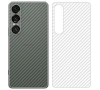 GIOPUEY Protector Trasero Compatible con Sony Xperia 10 VII 2025, [4 Piezas] 0.1mm Suave Ultrafina Back Protector Flim [Antideslizante] [Huella Digital Anti]