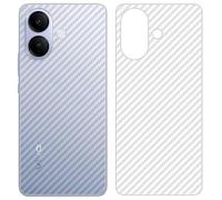 GIOPUEY Protector Trasero Compatible con Vivo V60 Lite, [4 Piezas] 0.1mm Suave Ultrafina Back Protector Flim [Antideslizante] [Huella Digital Anti]