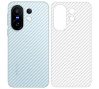 GIOPUEY Protector Trasero Compatible con Vivo X200 FE, [4 Piezas] 0.1mm Suave Ultrafina Back Protector Flim [Antideslizante] [Huella Digital Anti]