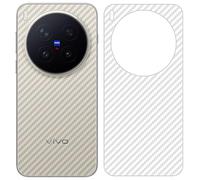 GIOPUEY Protector Trasero Compatible con Vivo X300 Pro, [4 Piezas] 0.1mm Suave Ultrafina Back Protector Flim [Antideslizante] [Huella Digital Anti]