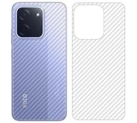 GIOPUEY Protector Trasero Compatible con Xiaomi Poco C85, [4 Piezas] 0.1mm Suave Ultrafina Back Protector Flim [Antideslizante] [Huella Digital Anti]