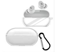 GIOPUEY Transparente Funda Compatible con Beats Solo Buds, Ultradelgado TPU Case Cover, Anti-caída, Portátil - Transparente