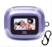 GIOPUEY Transparente Funda Compatible con JBL Live Beam 3, Ultradelgado TPU Case Cover, Anti-caída, Portátil - Transparente