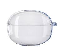 GIOPUEY Transparente Funda Compatible con Realme Buds Air 5 Pro/Air 6 Pro, Ultradelgado TPU Case Cover, Anti-caída, Portátil - Transparente