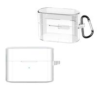 GIOPUEY Transparente Funda Compatible con Sony WF-1000XM6, Ultradelgado TPU Case Cover, Anti-caída, Portátil - Transparente